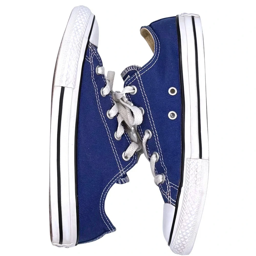 Converse Chuck Taylor All Star Low Top Blue‎ Canvas Youth Shoes 351177F Size 3Y